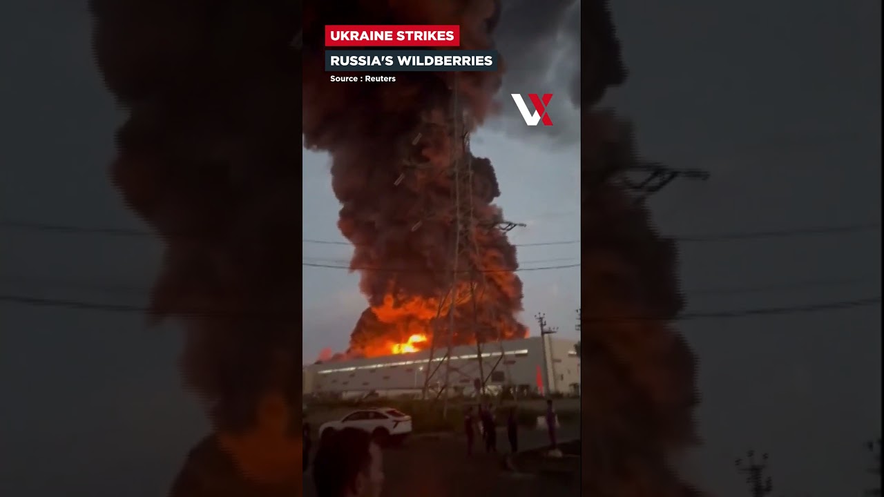 Russia's Biggest Online Retailer Hit Again | Wildberries Warehouses Burn In Ukraine Attack | VERTEX