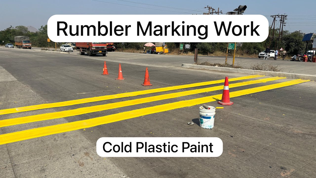 Cold Plastic Paint Rumbler Marking