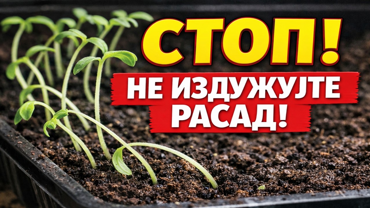 Rasad mi se više NE IZDUŽUJE! Cela tajna je u samo jednom koraku odmah nakon nicanja! 🌱