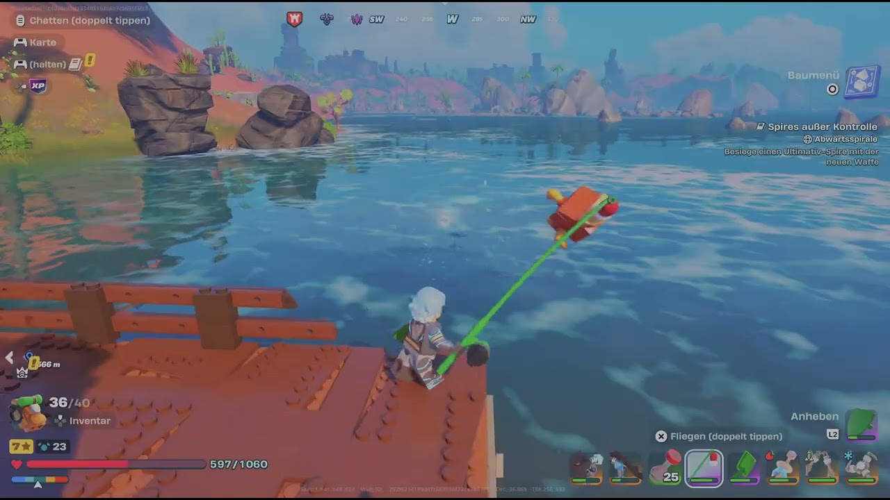 🎬 Lego Fortnite Odyssey – Sturm-Kontinent 🌪️⚡ 86: Angeln am Fluss & Erkundung flussabwärts 🎣🌊🌍
