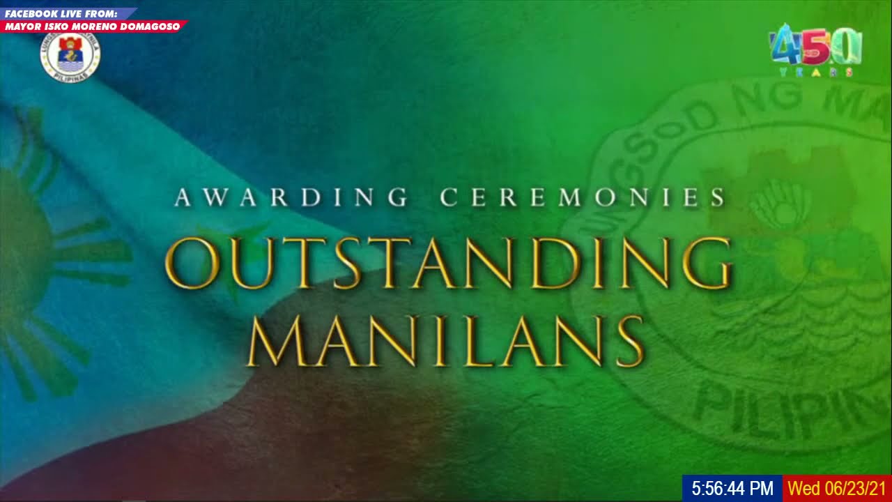 Live at Metropolitan Theater: The Outstanding Manilan awarding | Mayor Isko Moreno