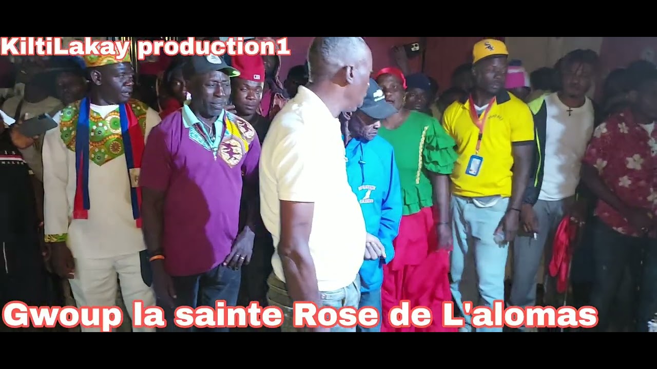 Gwoup la Sainte Rose de L'alomas,,,, Anperè Lucien depi L'alomas