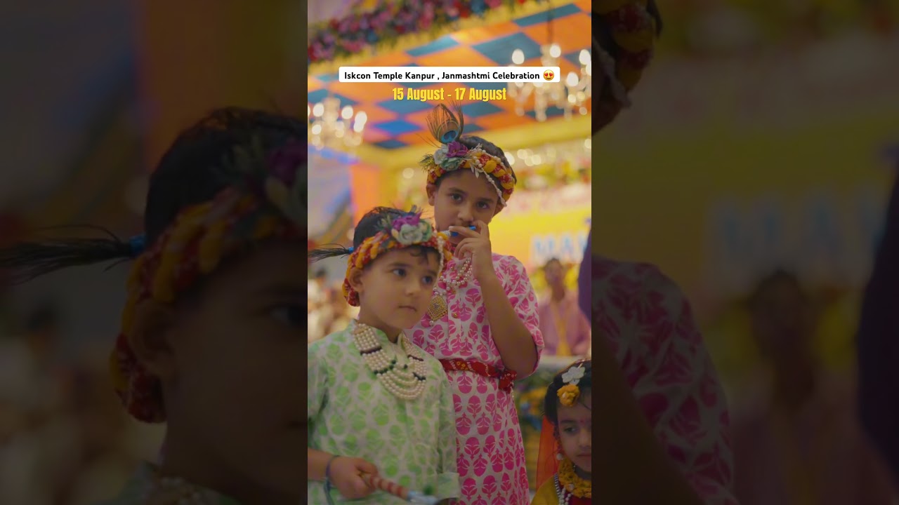 Iskcon Temple Kanpur , Janmashtmi Celebration 😍 | #kanpur #iskcontemplekanpur #kanpurnews