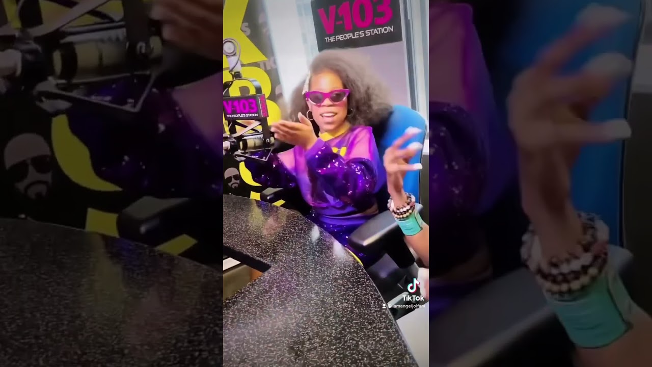 Angel Joi Live On The Radio @v103 #Angeljoi #shorts #trending #youtubekids #radio