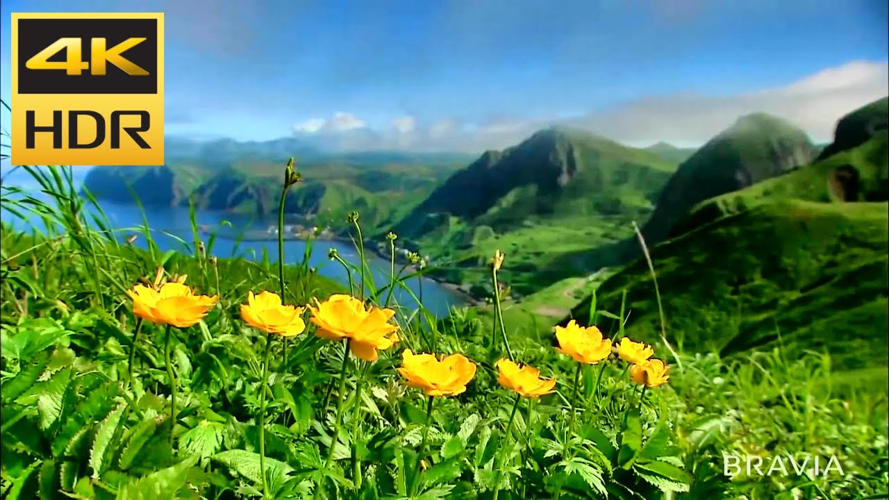 Sony 4K Video   Rebun Island in Dolby DTS Ultra HD 60 FPS