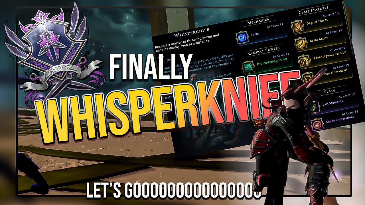 Neverwinter - Whisperknife looking good !