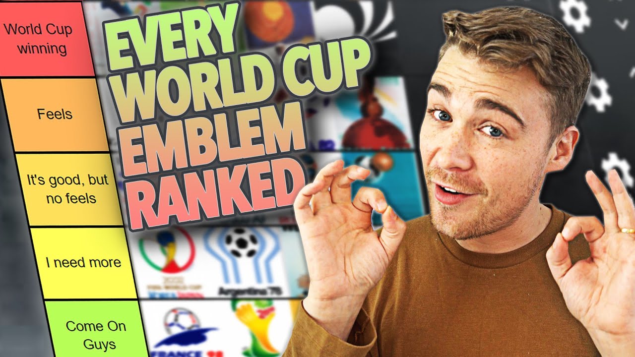 RANKING EVERY WORLD CUP EMBLEM | 📈 TIER LIST #4 + QATAR 2022 LOGO REVEAL!