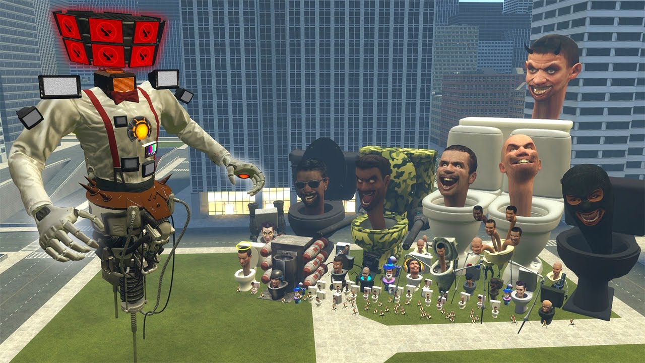NEW ULTIMATE TV MAN MECHA BOSS VS ALL SKIBIDI TOILET BOSSES In Garry's Mod!