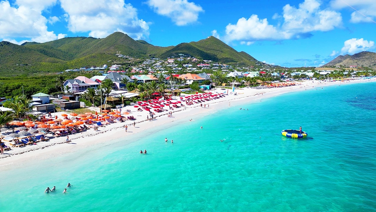 Caribbean Beaches: 4 Beautiful Beaches in The Caribbean (4K Drone Video)