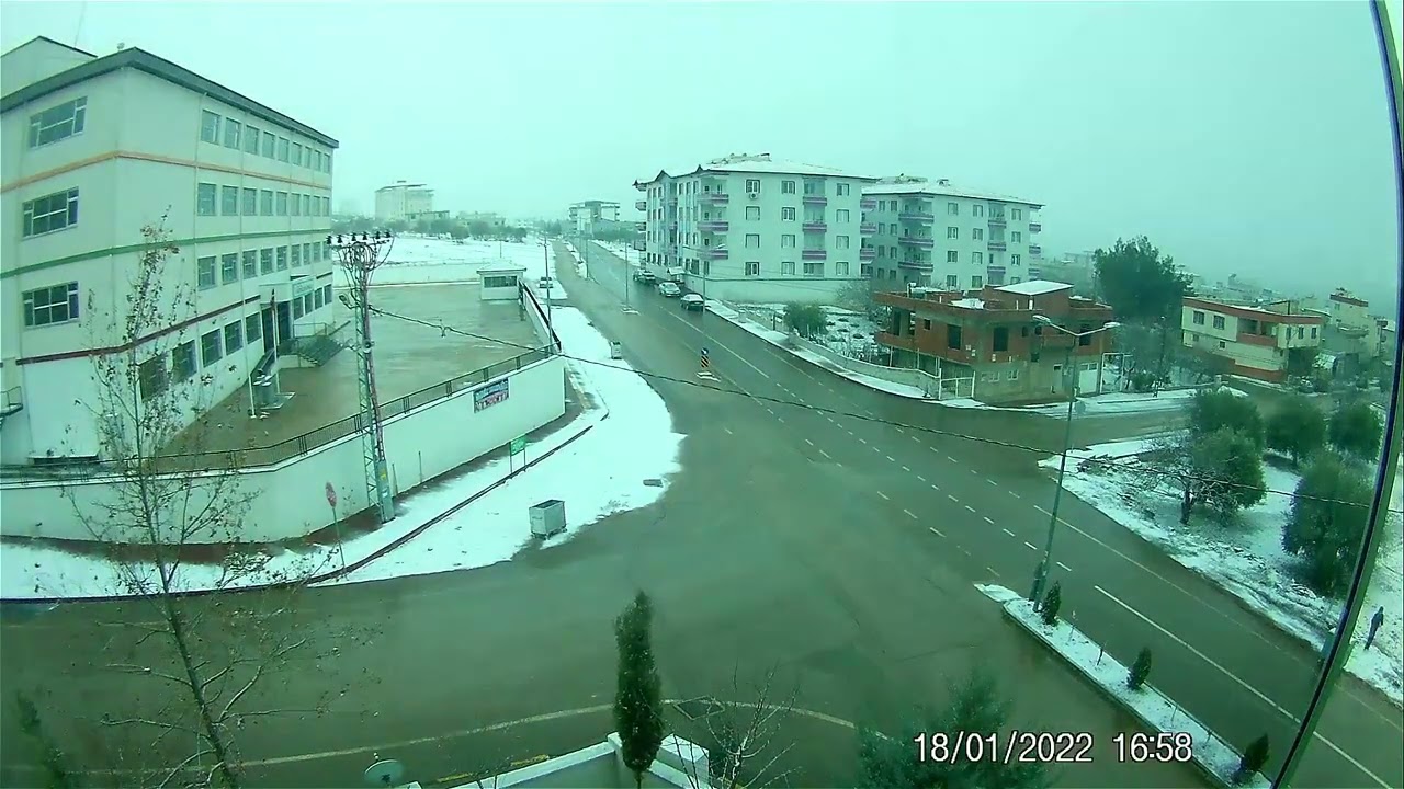 Oğuzeli'nde  Kar Yağışı -  18.01.2022