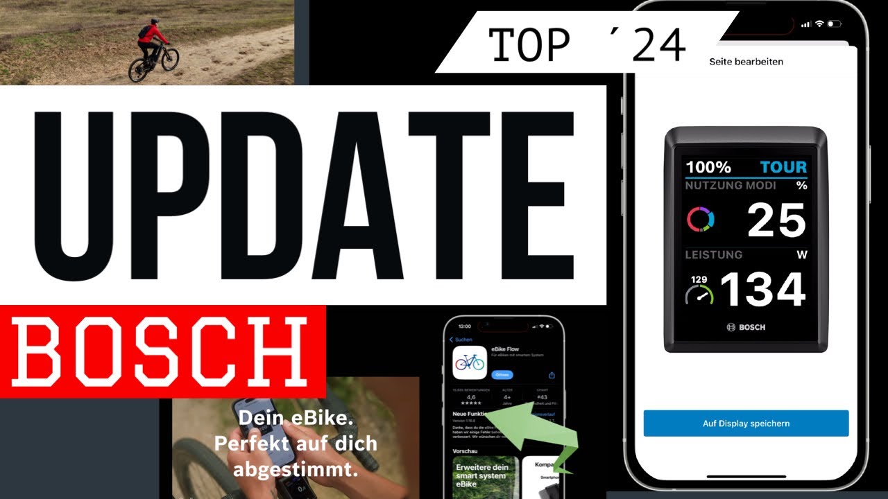 ✔Alle NEUEN Funktionen für die FLOW eBike App von Bosch | UPDATE Smart System 2024 !