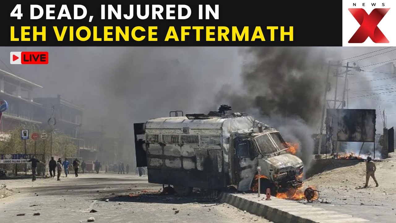 Leh After Violence LIVE : 4 Dead, 80 Injured, Security Tightened Across District | NewsX