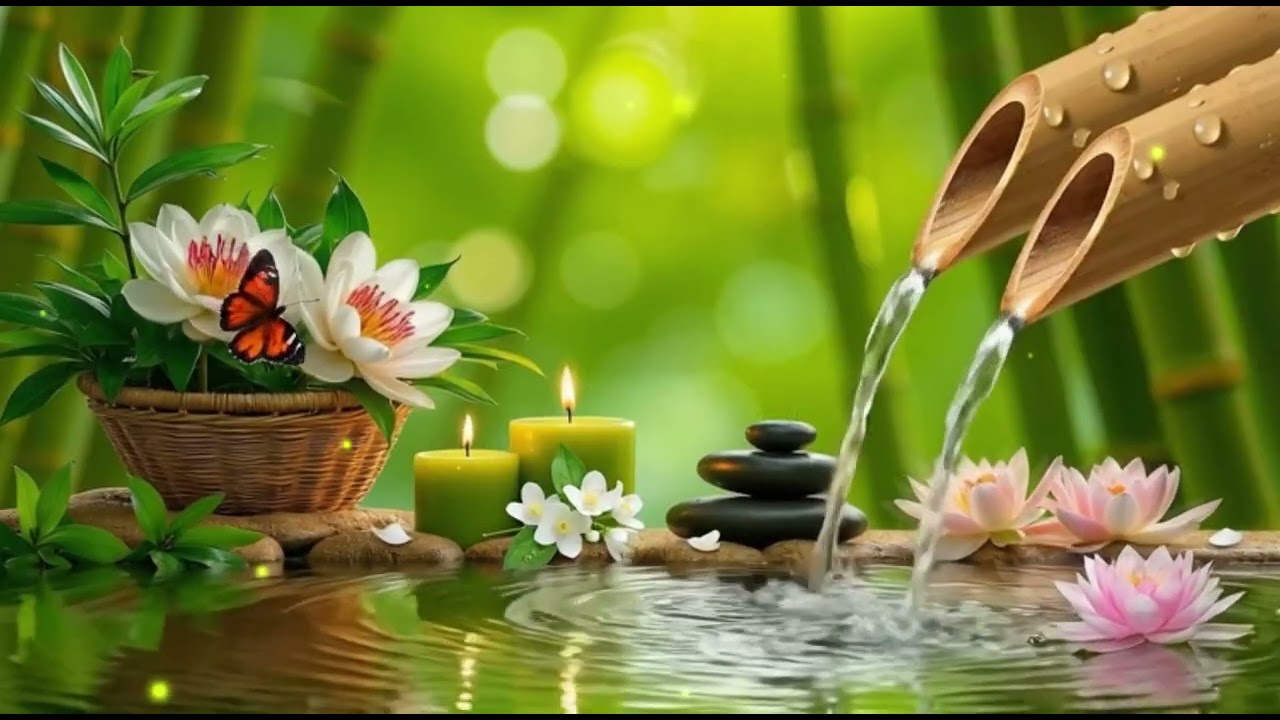 Relaxing Sleep Music  Soothing Water Sounds, Spa, Deep Sleep 😴