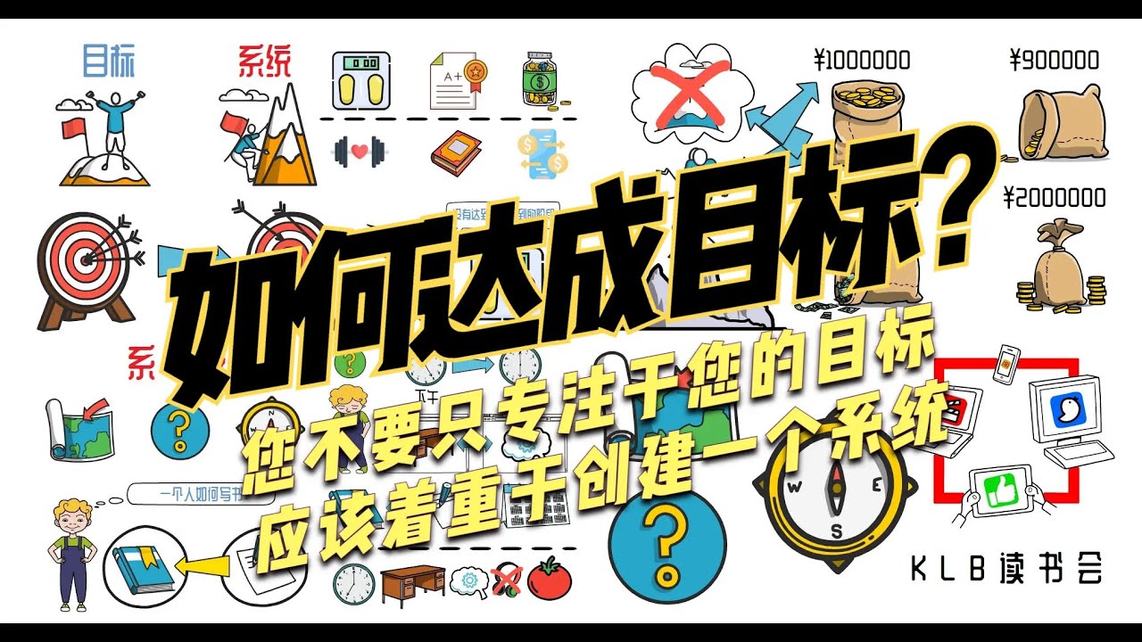 想达成目标？您不应该只专注于您的目标，而是着重于创建一个系统