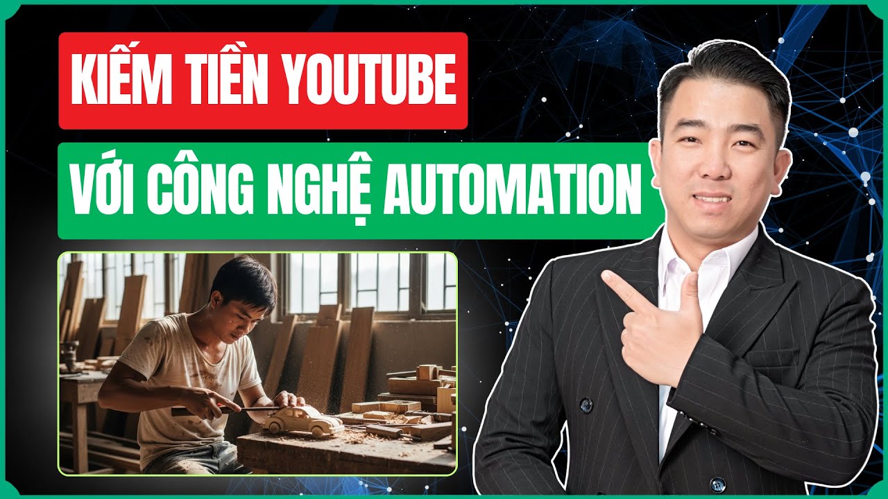Tạo Video Kiếm Tiền YouTube Bằng Tool AI Automation Siêu Đỉnh