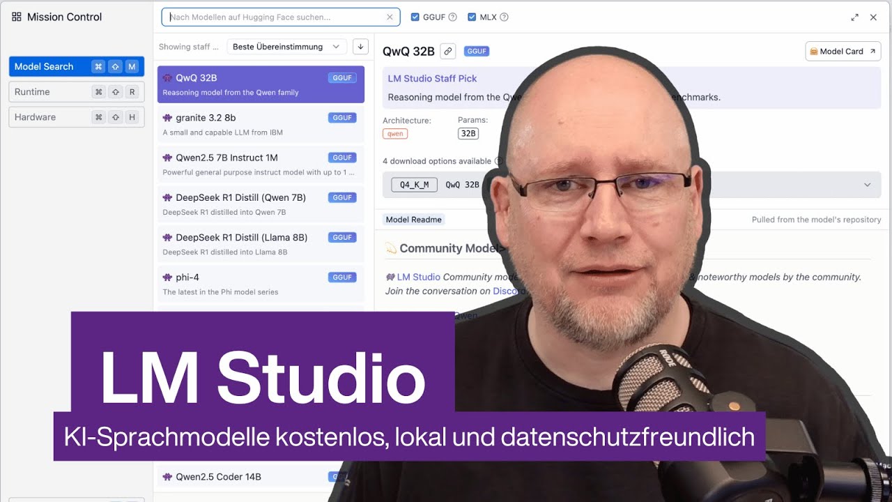 LM Studio - generative KI lokal auf dem eigenen Computer betreiben