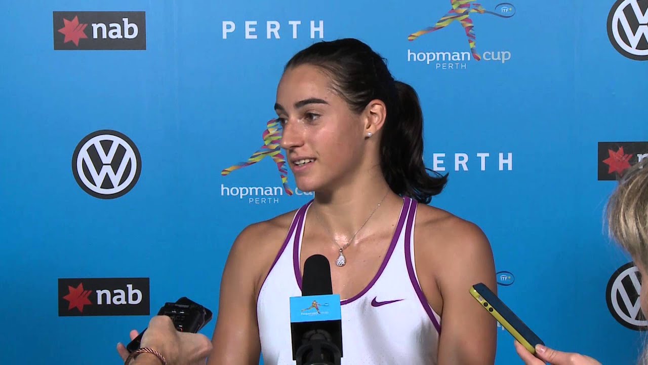 Caroline Garcia press conference (RR)