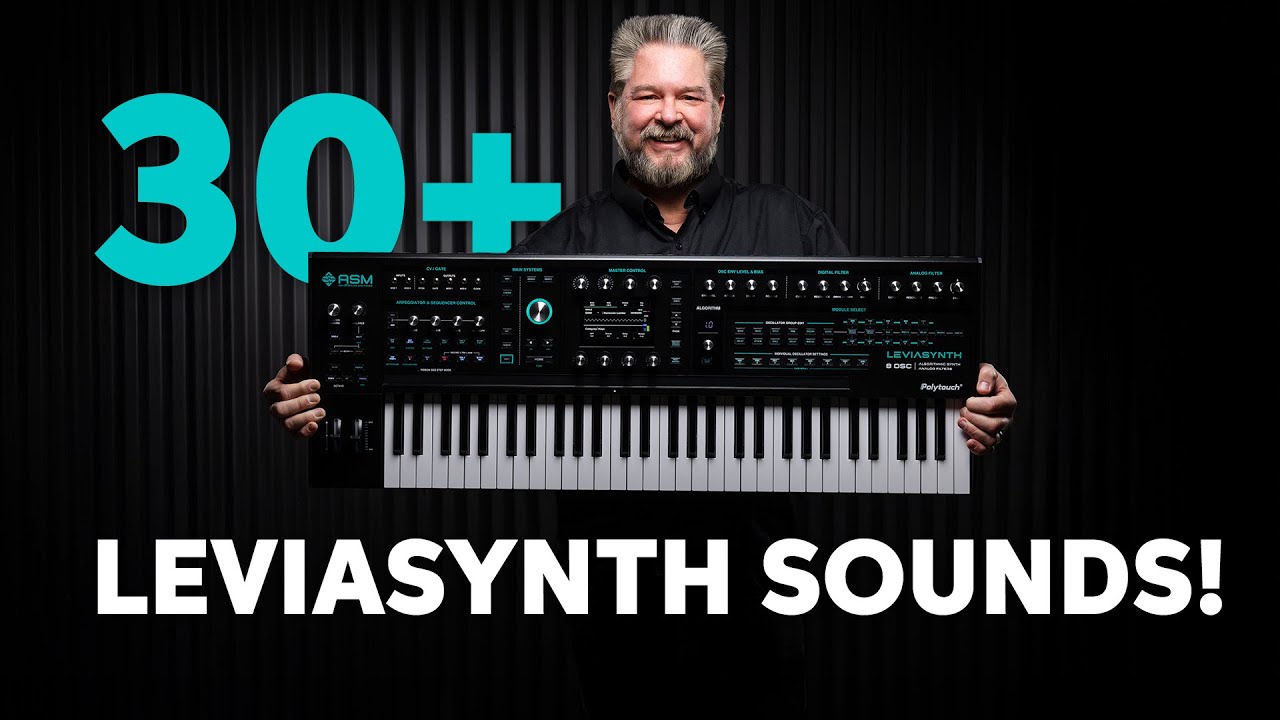 ASM Leviasynth Hybrid Algorithmic Synthesizer | All Sounds, No Talking Demo