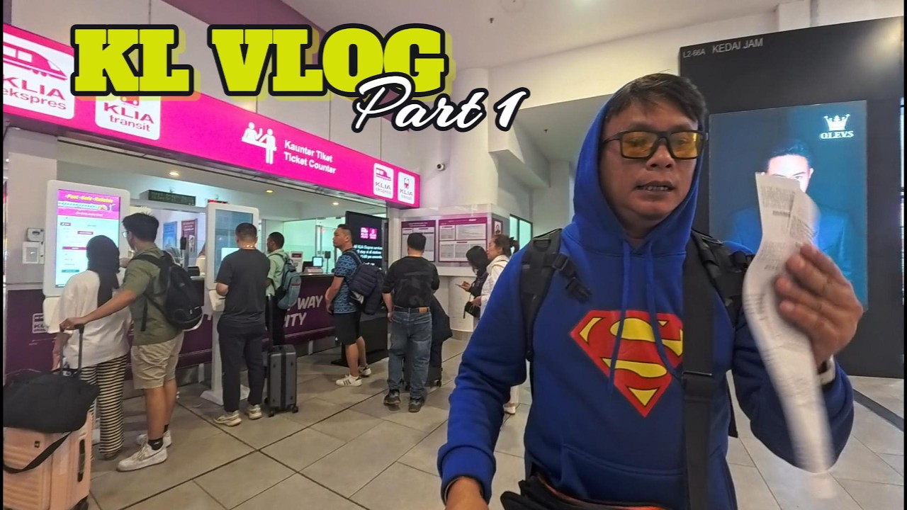 KL  VLOG PART 1 : PERJALANAN DARI KUCHING KE KL . SAMPAI KL JAM TENGAH MALAM