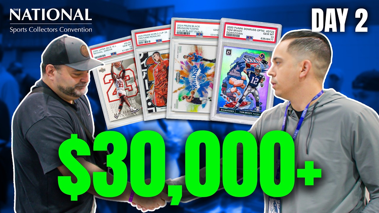 I Made a $30,000+ TRADE at The National Card Show! 😱