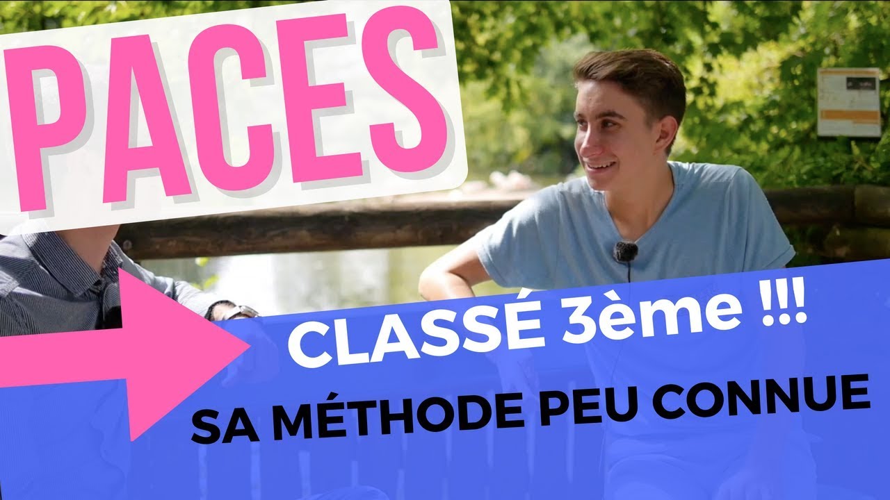 PACES : réussir en arrivant 3e au concours... Voici sa méthode !