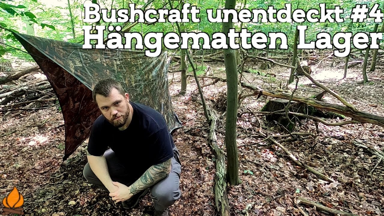 Hängematten Lager möglichst unauffällig — Stealth Camping 