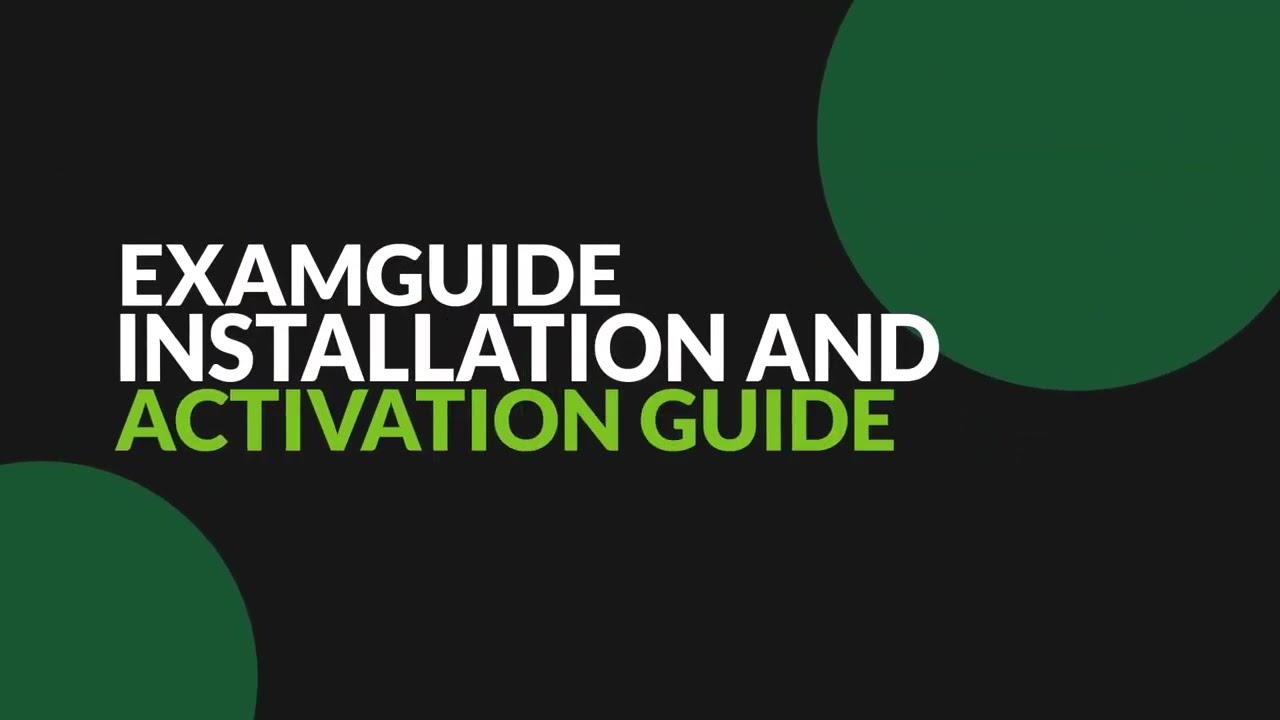 EXAMGUIDE INSTALLATION AND ACTIVATION GUIDE| ZIGMATECH CONSULT LIMITED | COMPUTER-BASED TESTING KIT