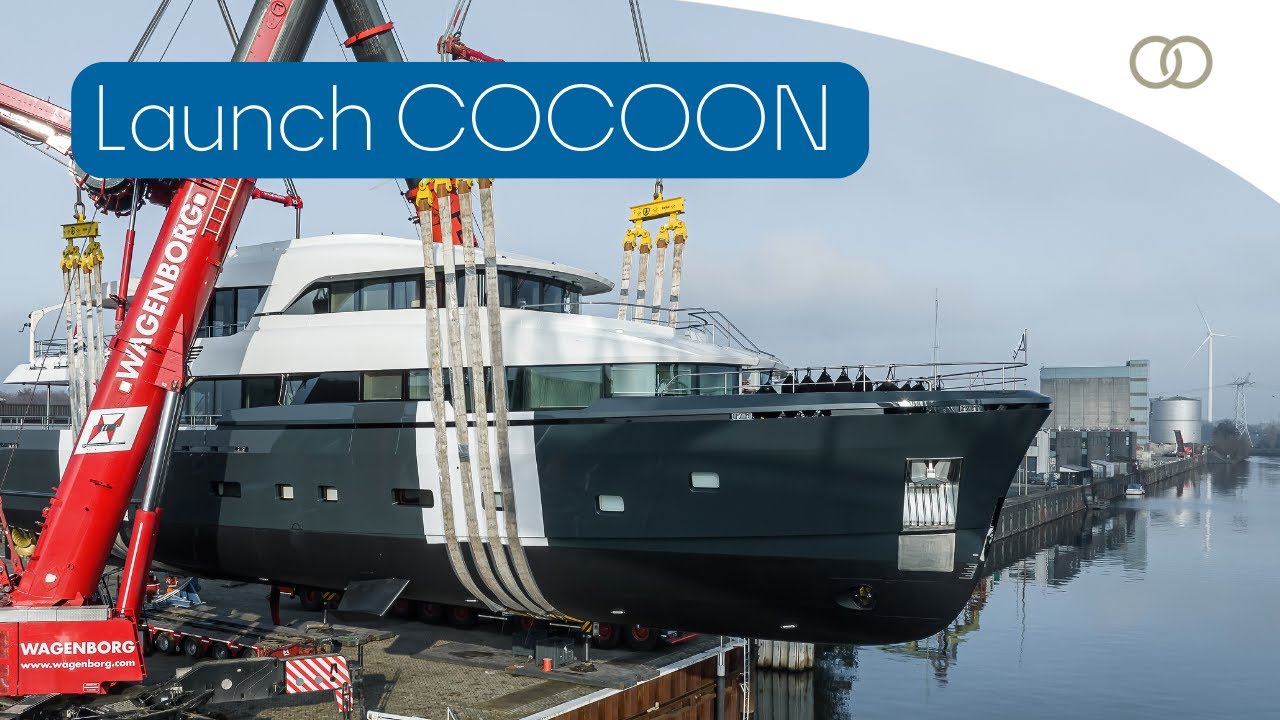 New 37.8m Moonen Martinique COCOON successfully launched