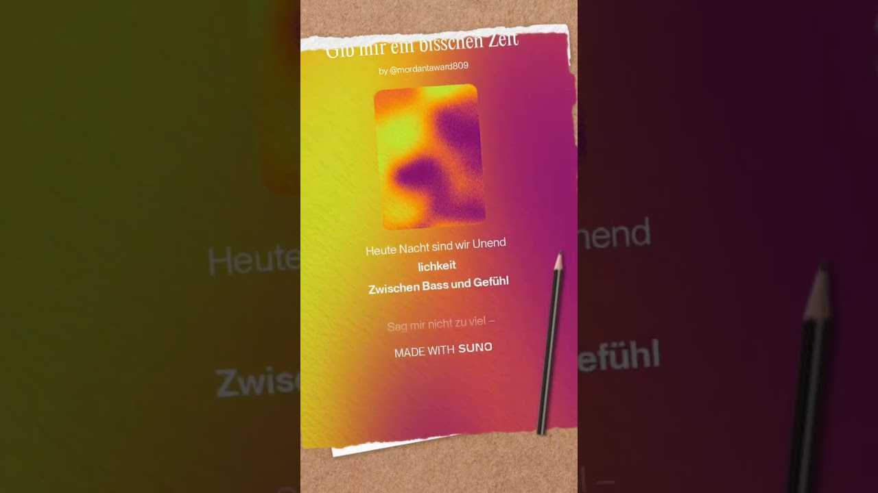 GIB MIR EIN BISSCHEN ZEIT 