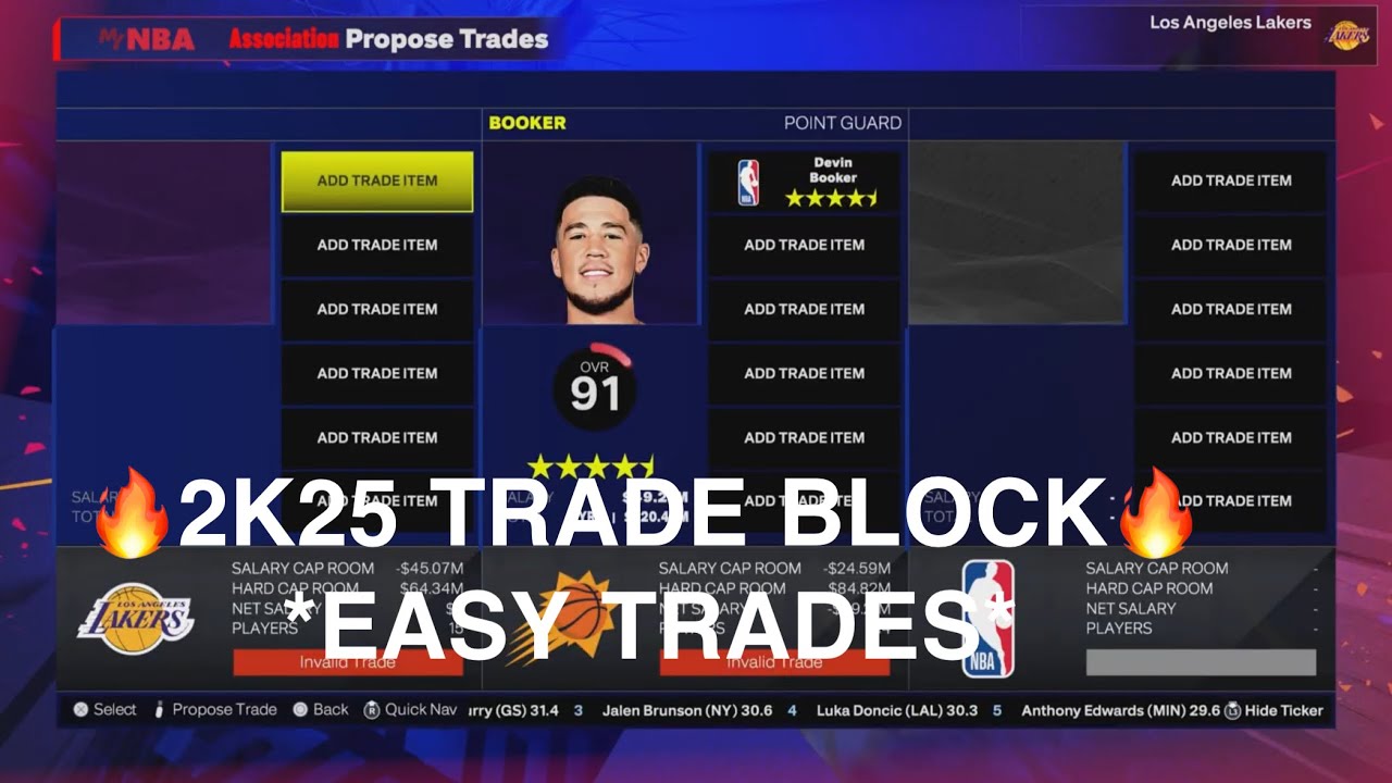 How to see whos on the Trade Block in NBA 2K 25 *My NBA*