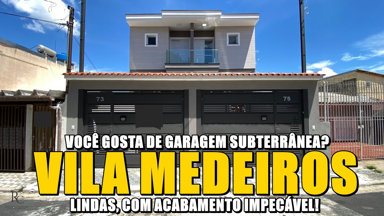 SOBRADOS COM GARAGEM SUBTERRÂNEA A VENDA NA VILA MEDEIROS ZONA NORTE SP