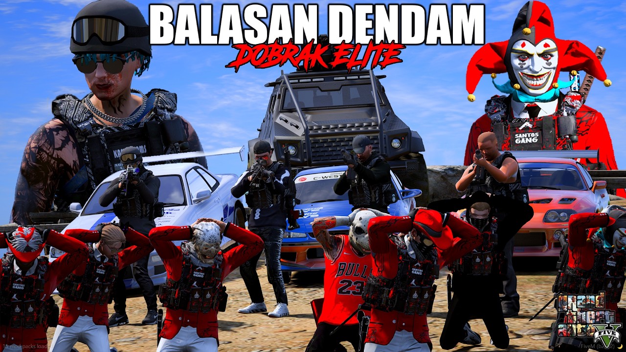RED DEVILS MASUK DALAM JEBAKAN DOBRAK ELITE!!!  GTA 5 ROLEPLAY INDONESIA!!!