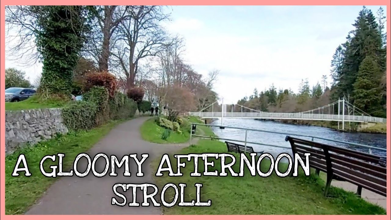 A GLOOMY afternoon STROLL along the RIVER