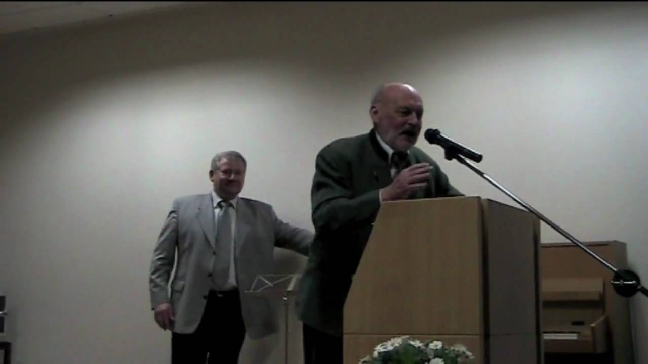 Otto Stich beim Festbankett des Gemischten Chors Weisbach