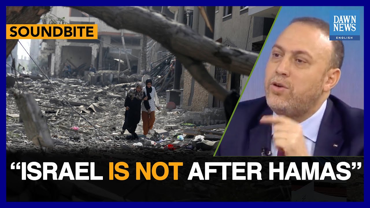 Israel Is Not After Hamas: Palestinian Envoy To UK Husam Zomlot | Dawn News English