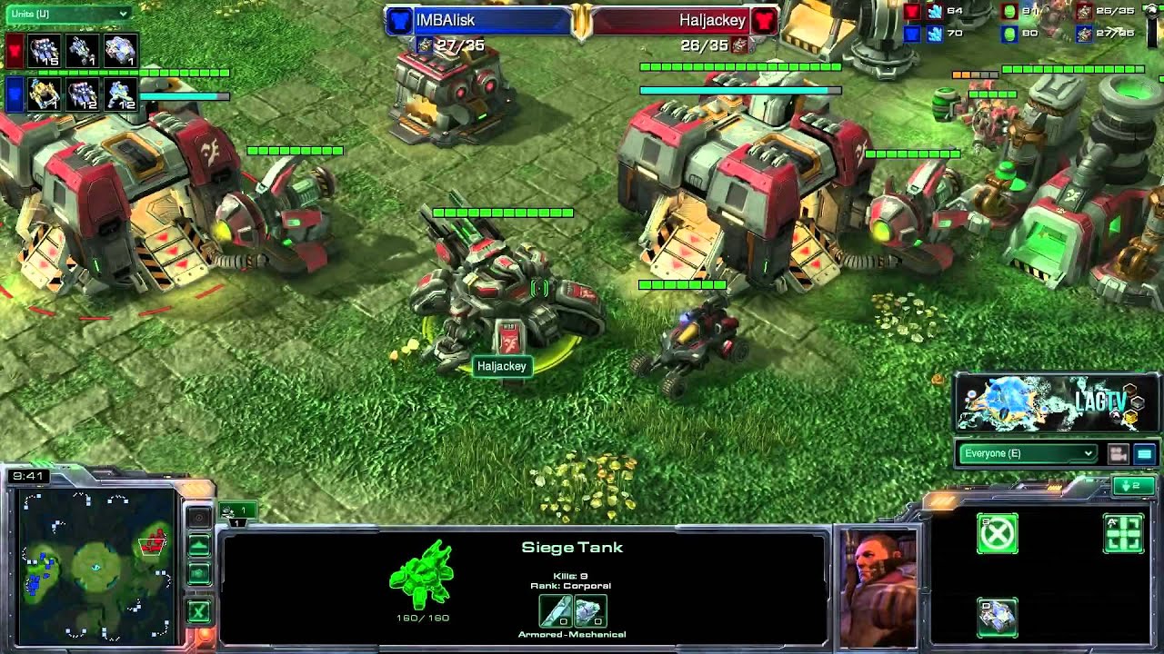 IMBAlisk (T) VS Haljackey (T)  -- Starcraft 2 [LAGTV]