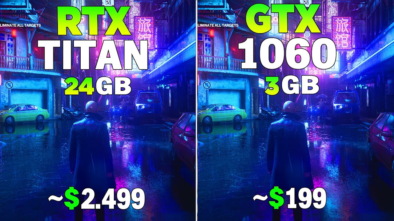 RTX TİTAN vs GTX 1060 - Test in 8 Games