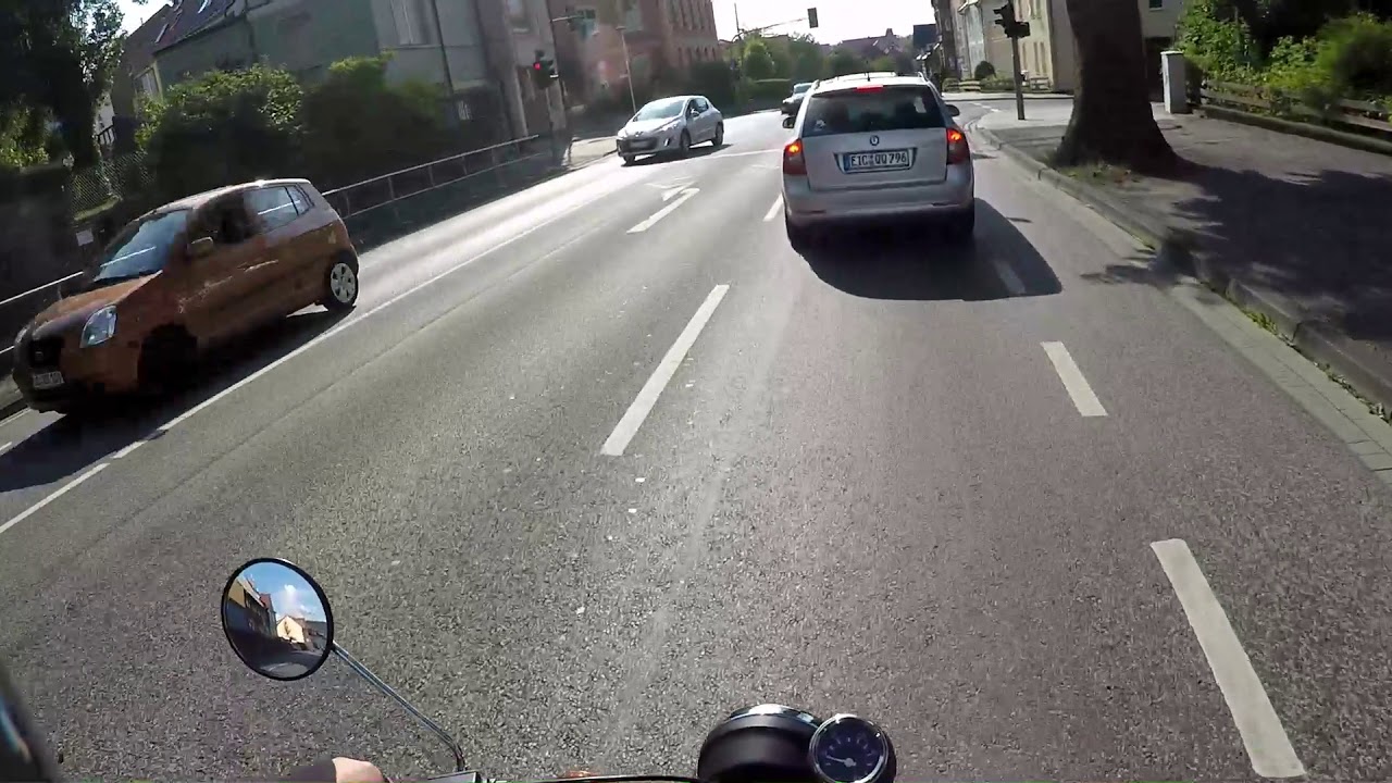 Simson 70ccm 4Kanal Testrunde nach ca. 150km