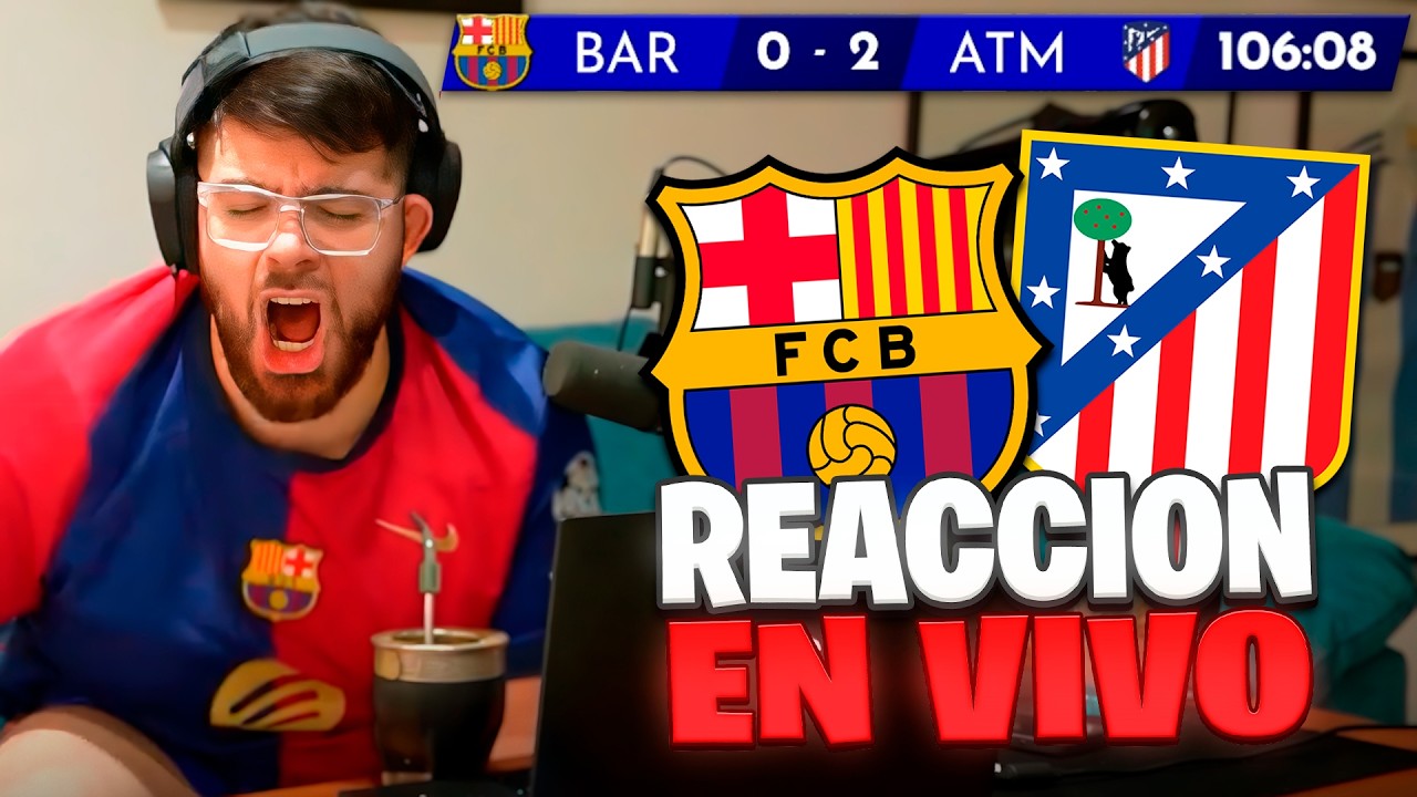 LA COBRA REACCIONA EN VIVO A LA DERROTA DEL BARCA POR 0-2 FRENTE AL ATL&Eacute;TICO: &iquest;SERIE LIQUIDADA?