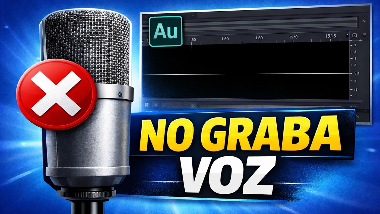 Adobe Audition NO Graba Mi Voz 🎤 Solución Rápida para Activar el Micrófono