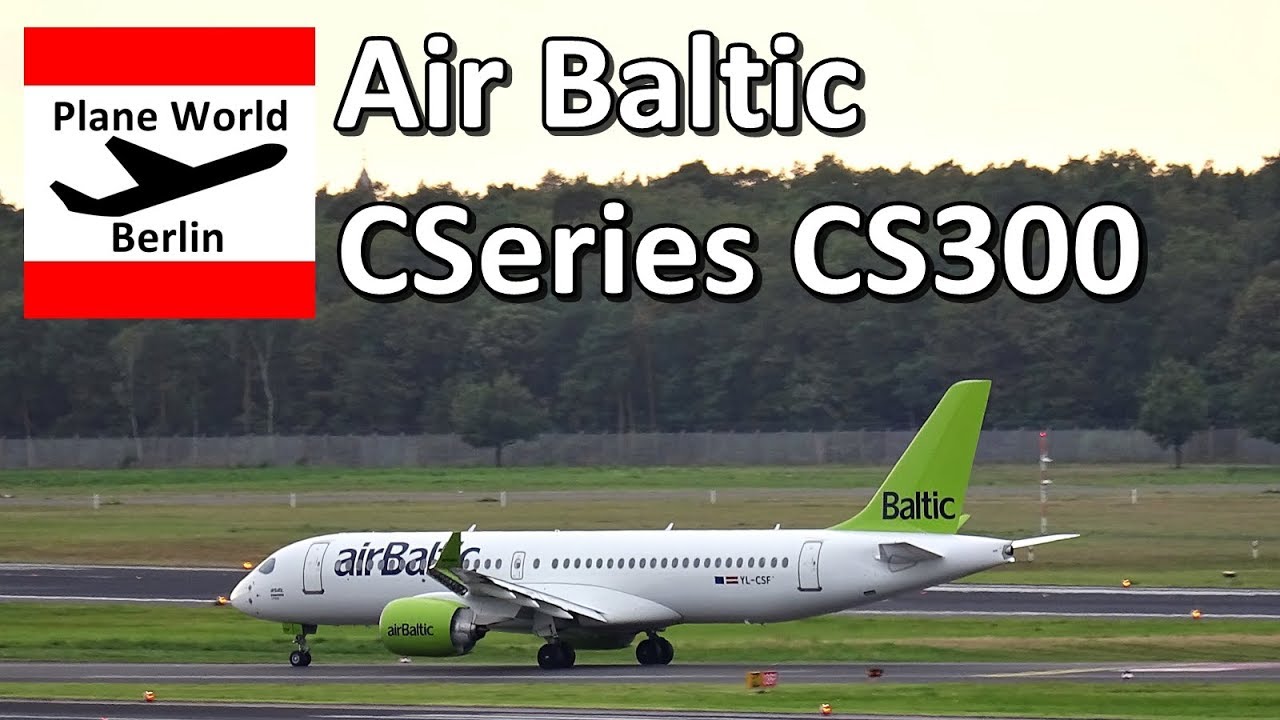 Air Baltic CSeries CS300 *YL-CSF* at Berlin Tegel Airport