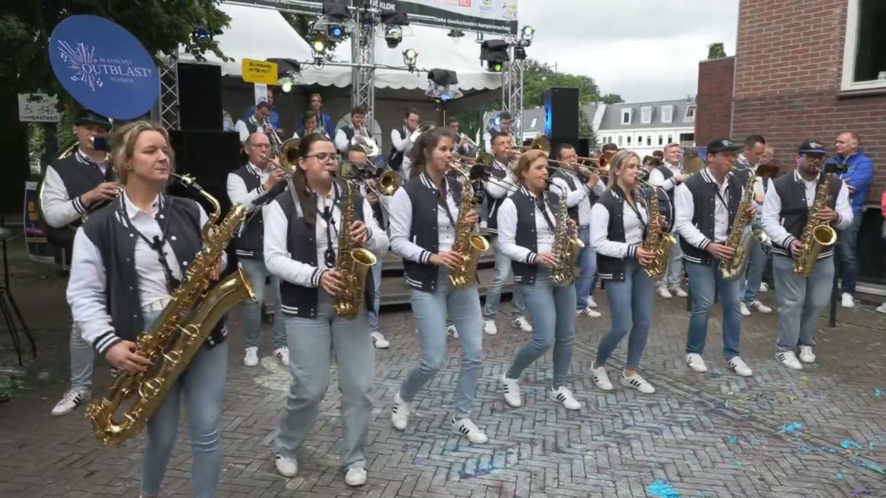 Outblast! Vlijmen  Dweilorkestendag Groenlo Kerkhofsteeg 29  mei 2025 Gld NL
