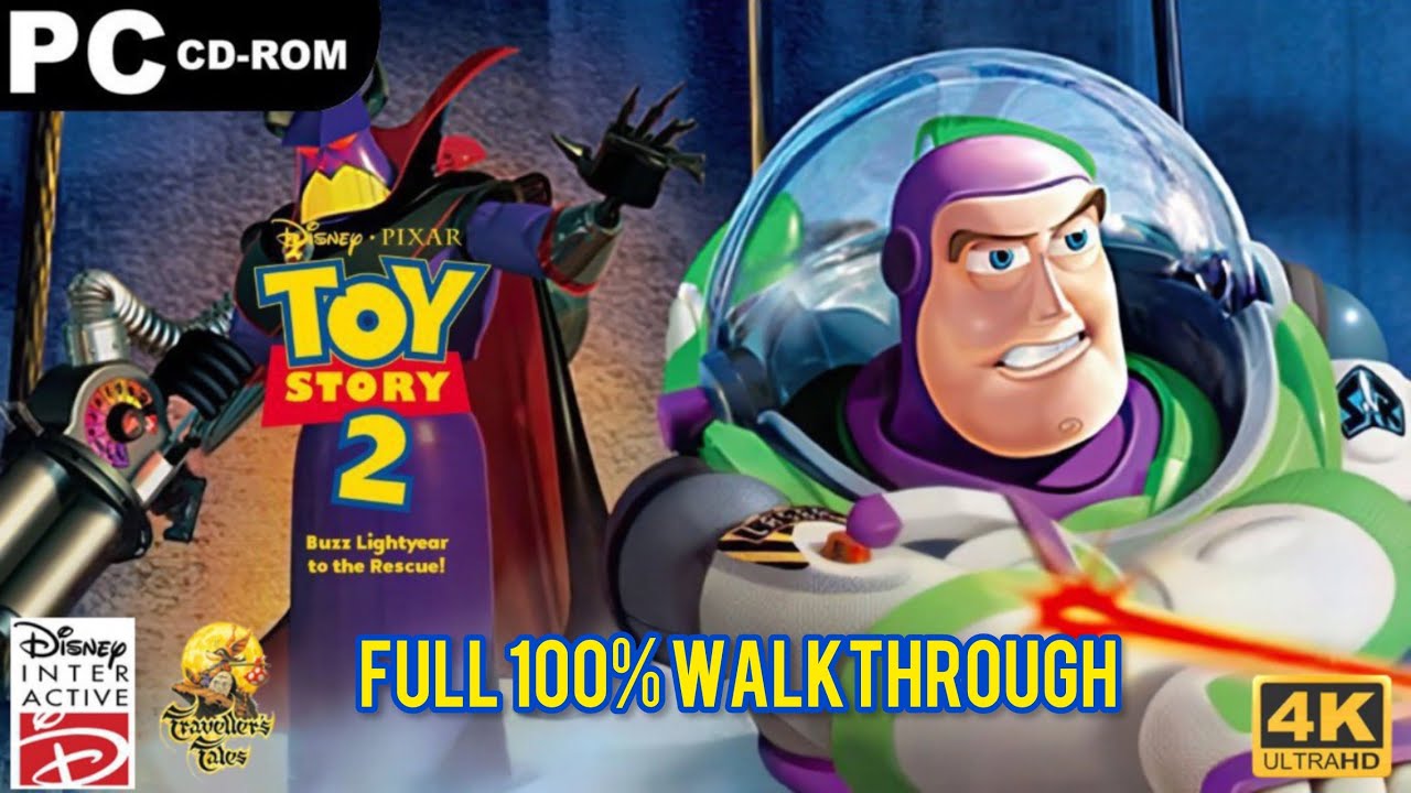 Disney/Pixar's Toy Story 2: Buzz Lightyear to the Rescue [PC] Full 100% Walkthrough - 4K60ᶠᵖˢ UHD