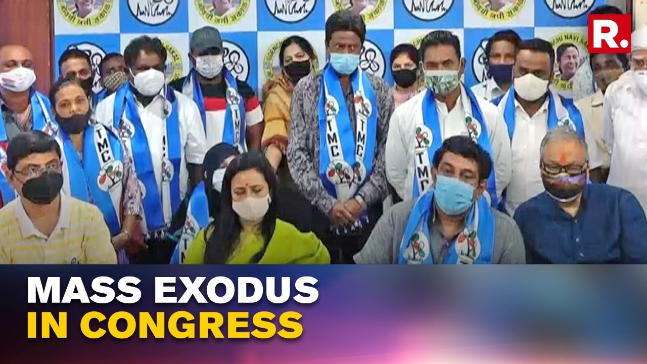 16 Goa Congress Leaders Join TMC Ahead Of Assembly Elections | Massive Setback For Congress