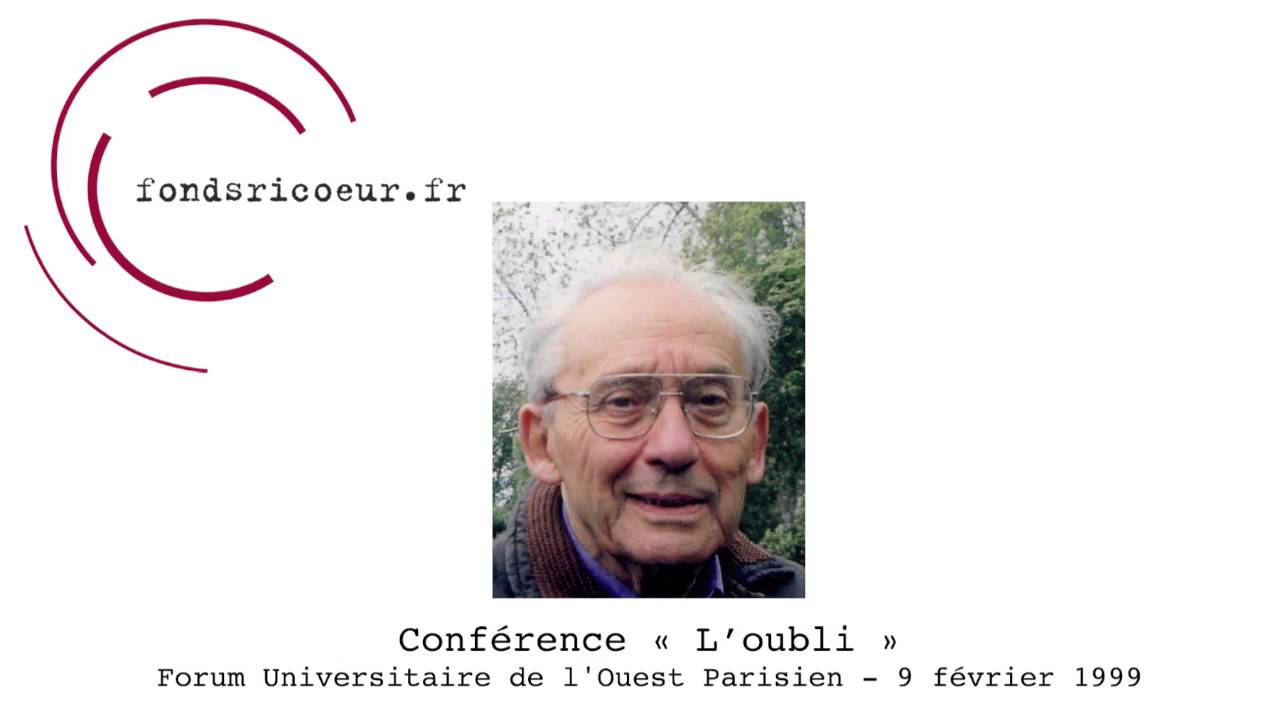 Paul Ricœur : Conférence 