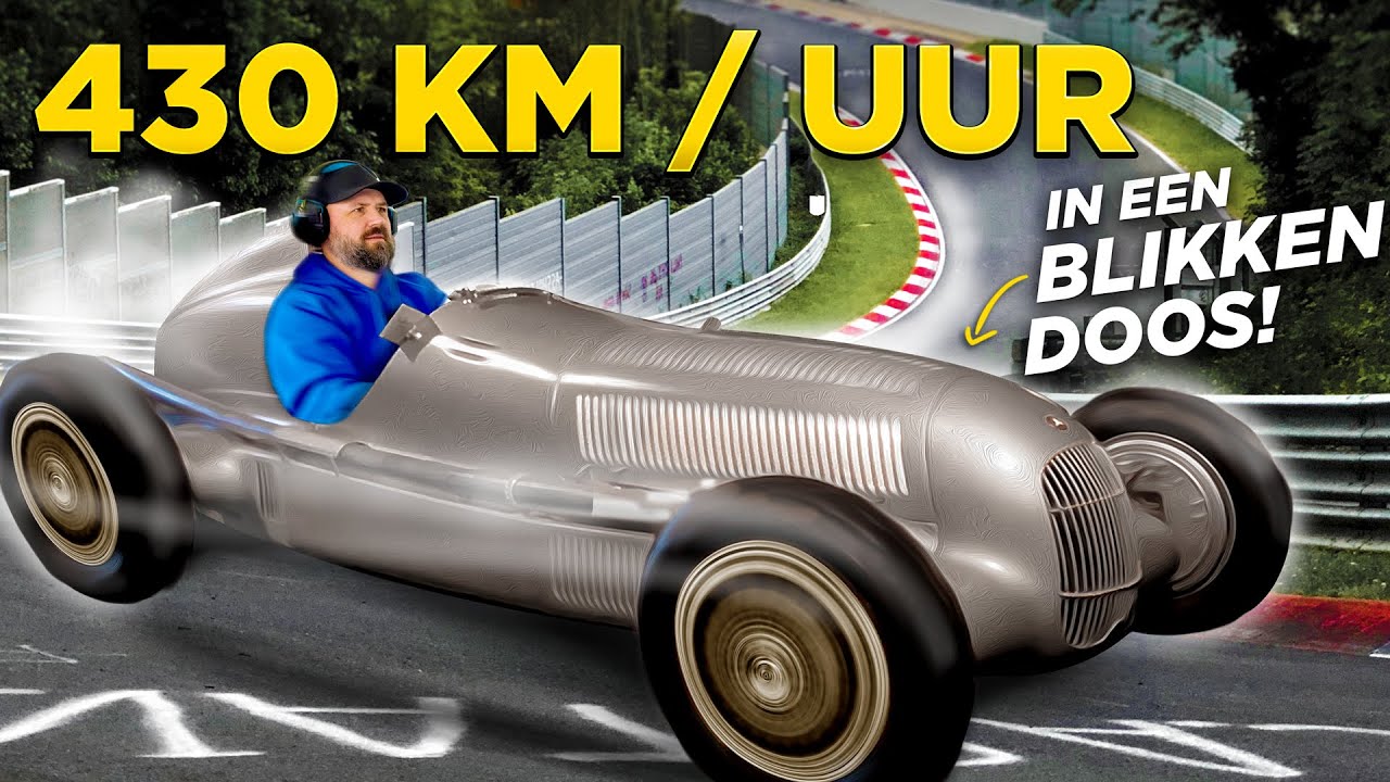 430 km/u in een Mercedes oldtimer! 💪