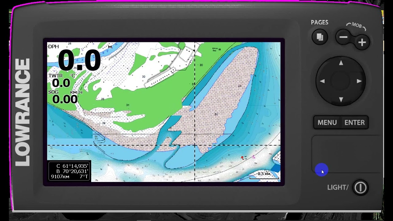 Lowrance HDS Обь, ХМАО