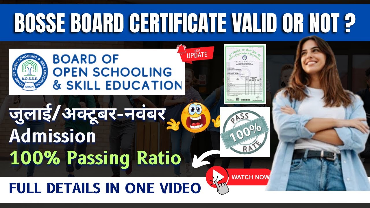 BOSSE Board Full Details | Recognition, Validity, and Career Scope | BOSSE Admission Process