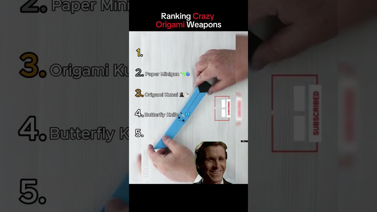 RANKING CRAZY ORIGAMI WEAPONS 🔥 