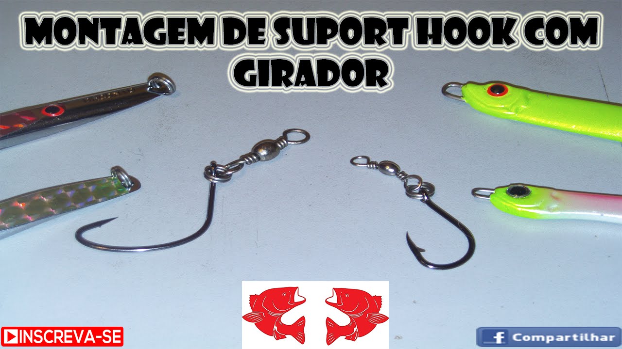 Dica - Montagens de Suport Hook Com Giradores e Split Ring Para Jumping Jigs [Dicas e Pescas]